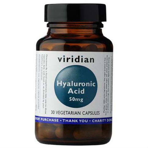 Acide hyaluronique acide hyaluronique 50mg 30 gélules VIRIDIAN