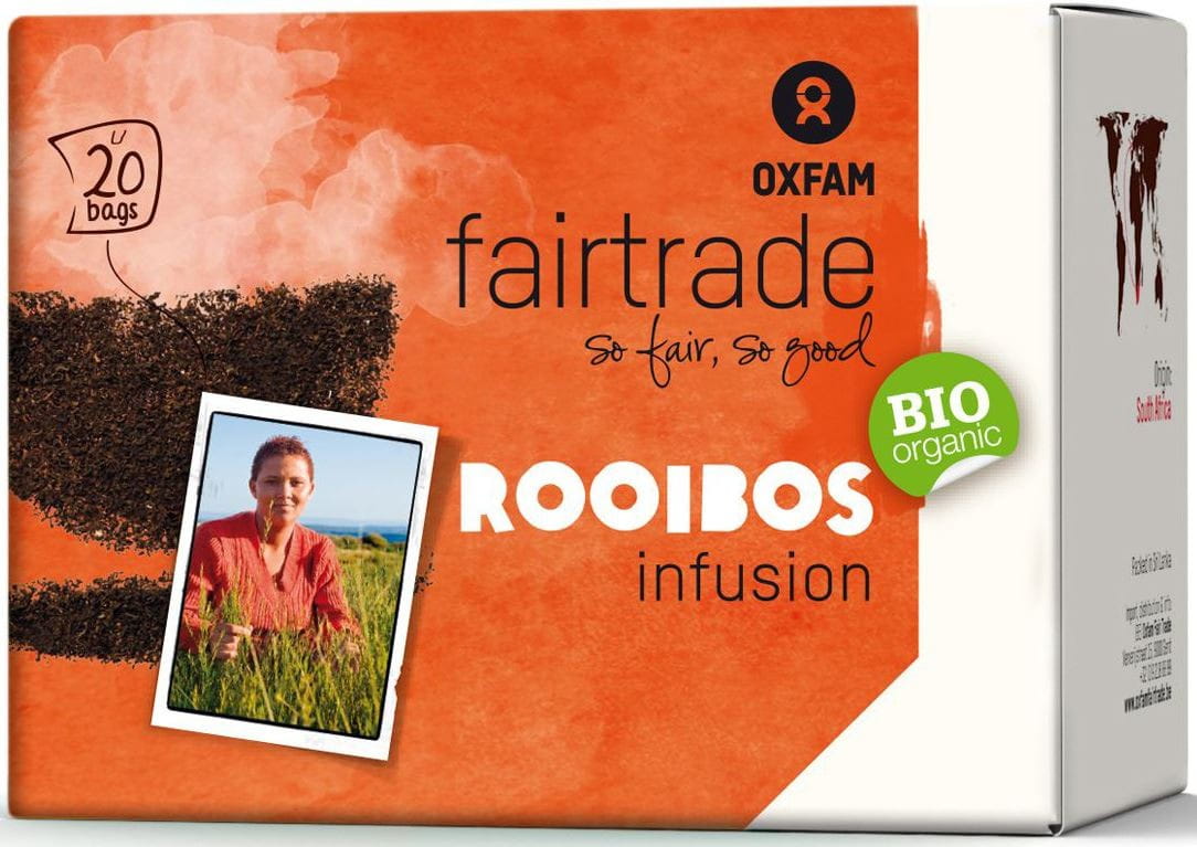 Infusion Rooibos thé équitable BIO (20 x 18 g) 36 g - OXFAM