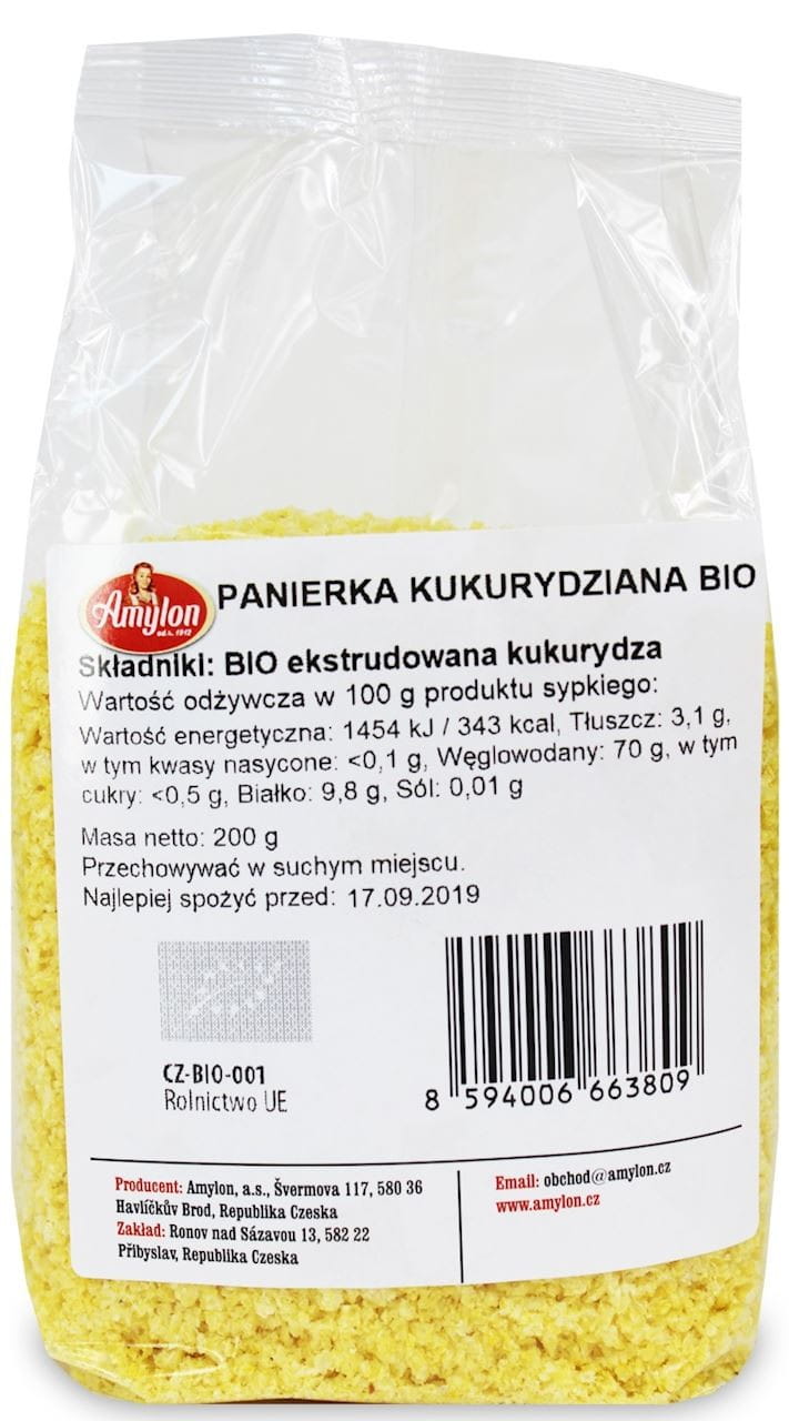 Panure de maïs BIO 200 g - AMYLON