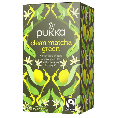 Thé vert matcha pur BIO 20 sachets PUKKA