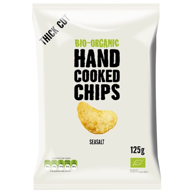 Chips finement tranchées au sel de mer BIO 125 g - TRAFO