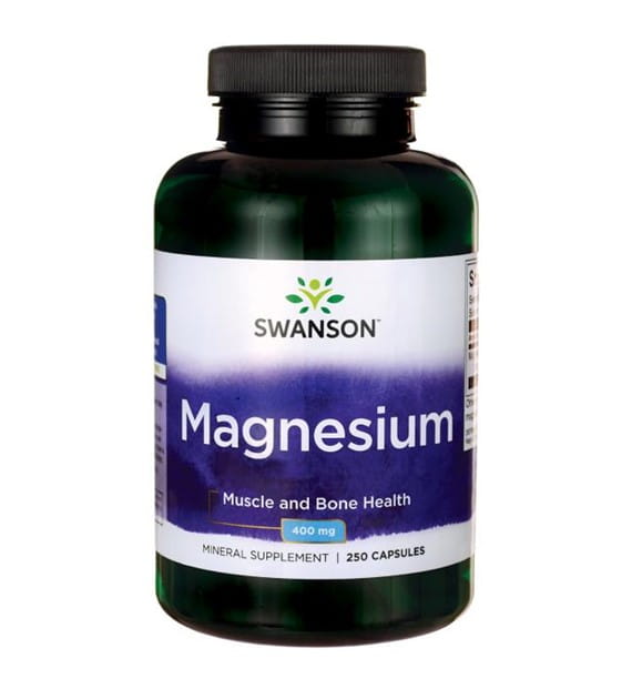 Magnésium Magnésium Oxyde de Magnésium 200mg 250 gélules de SWANSON