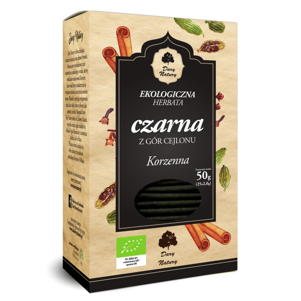 Thé noir épicé BIO (25 x 2 g) - CADEAUX DE LA NATURE