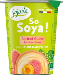 Produit de soja abricot - goyave sans gluten BIO 125 g - SOJADE