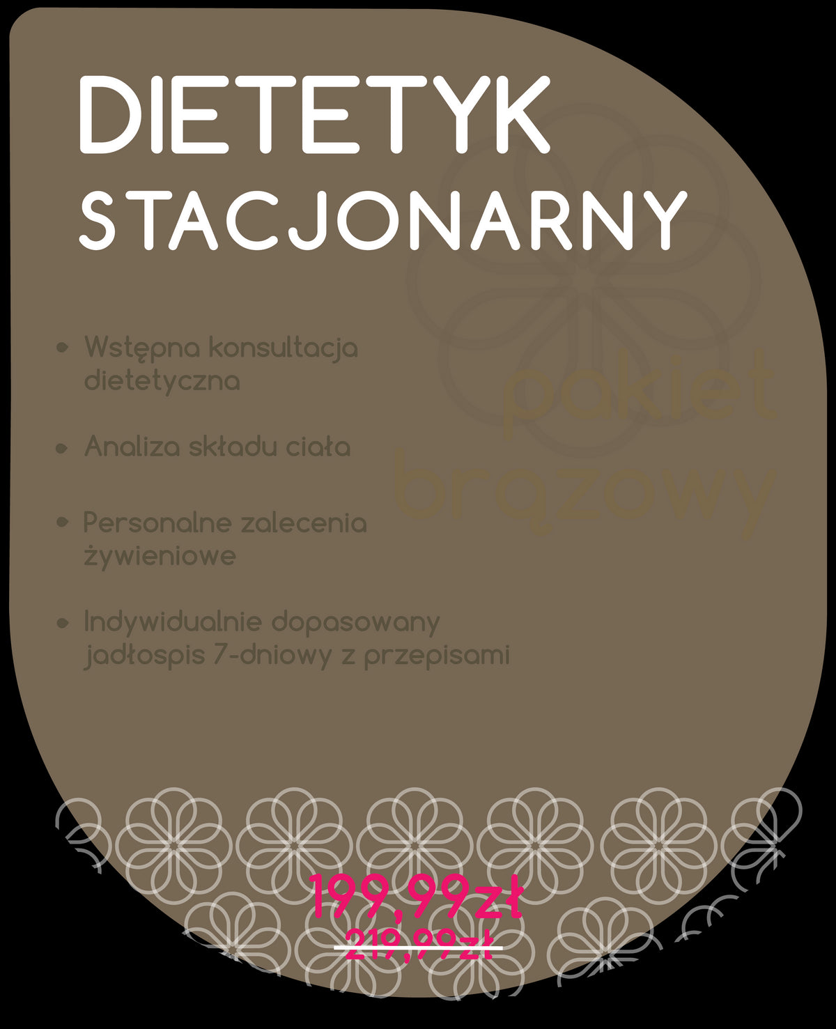 Diététiste fixe - forfait marron