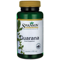 Guarana 500 MG 100 gélules de SWANSON