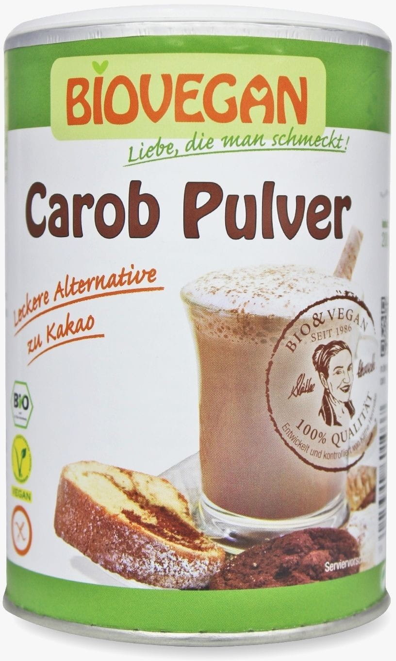 Poudre de caroube BIO sans gluten 200 g - BIO VEGAN