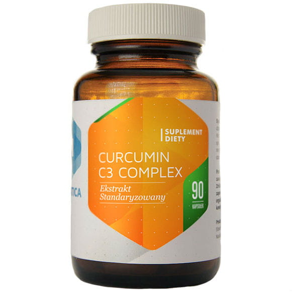 Curcumine C3 complexe extrait de curcuma extrait standardisé 230mg 90 gélules d'HEPATICA