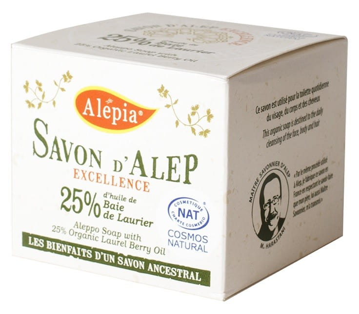 Savon d'Alep excellence 25% BIO 190 g - ALEPIA