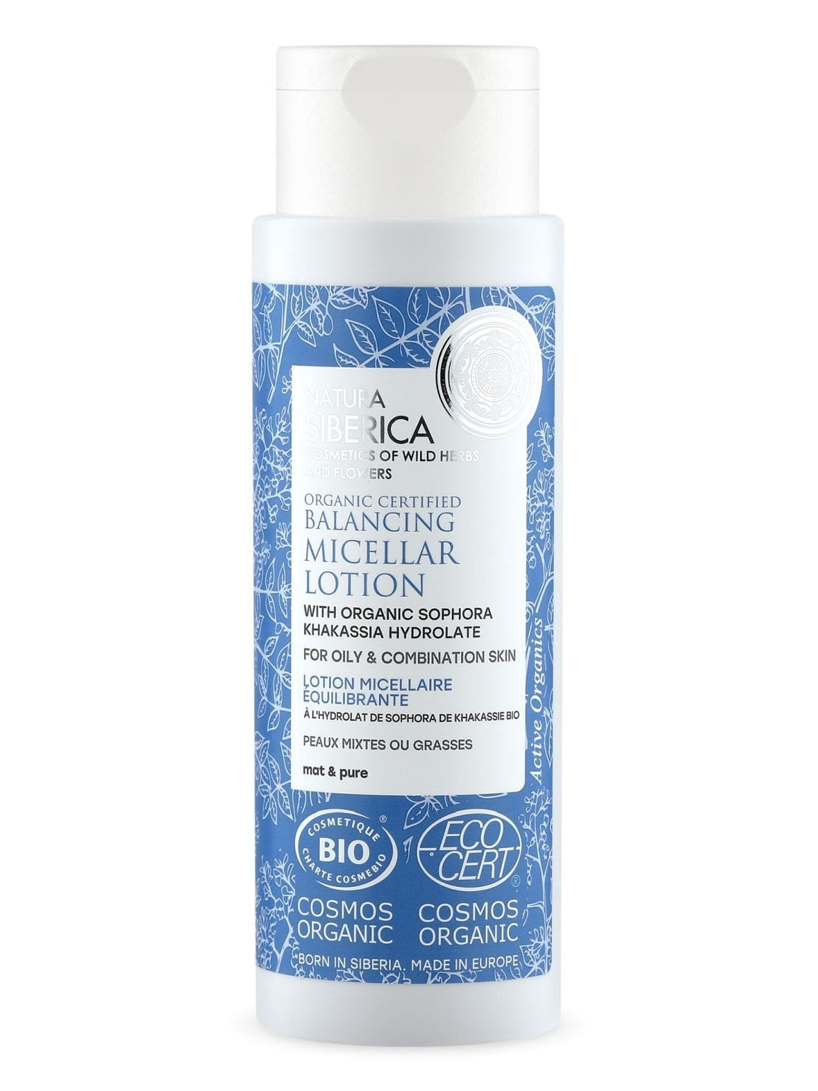 Eau micellaire Eco 150 ml pour peaux grasses et mixtes - NATURA SIBERICA