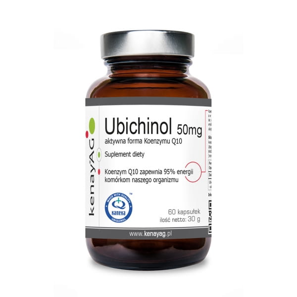 Ubiquinol coenzyme Q10 50mg 60 gélules KENAY