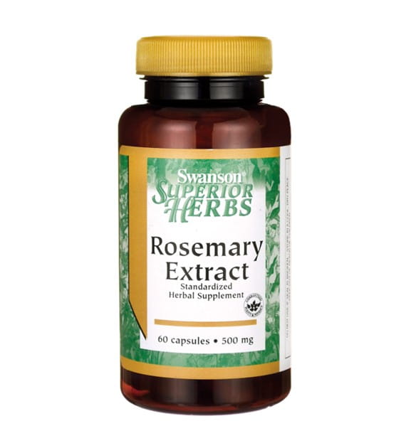 Extrait de romarin extrait de romarin 500mg 60 gélules de SWANSON