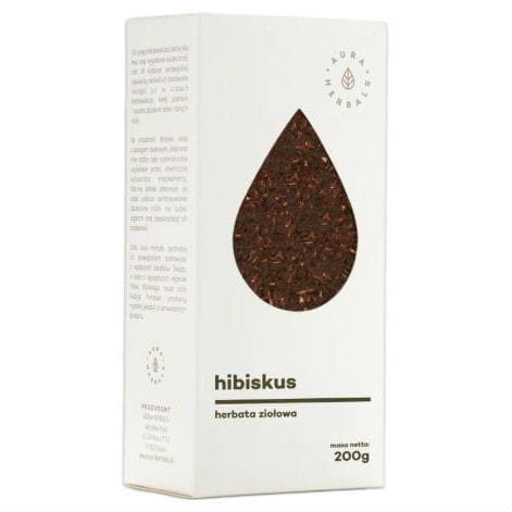 Hibiscus tisane aux herbes d'hibiscus 200g AURA HERBALS