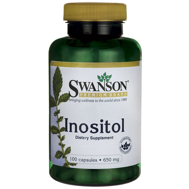 Inositol vitamine b8 inositol b - 8 650mg 100 gélules SWANSON