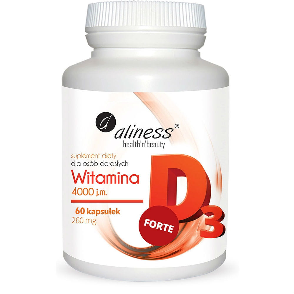 Vitamine D3 D - 3 FORTE 4000 UI 60 gélules ALINESS