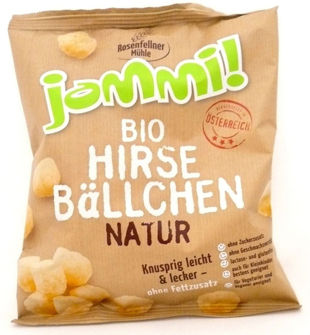 Chips de millet sans gluten BIO 65 g - ROSENFELLNER