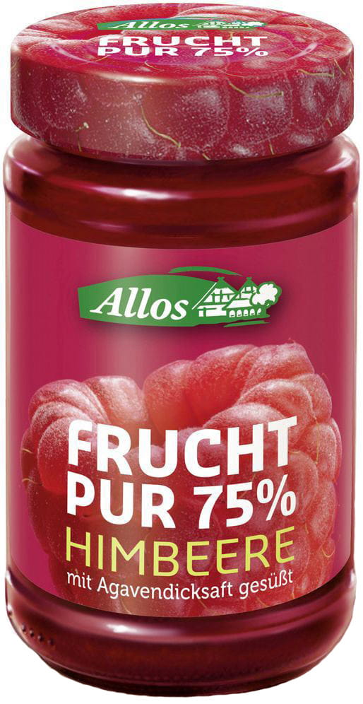 Mousse Framboise (75% de fruits) BIO 250 g - ALLOS