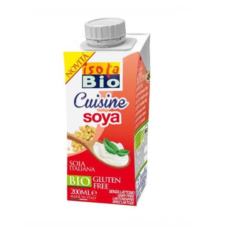 Crème cuisson soja sans gluten BIO 200 ml ISOLA bio