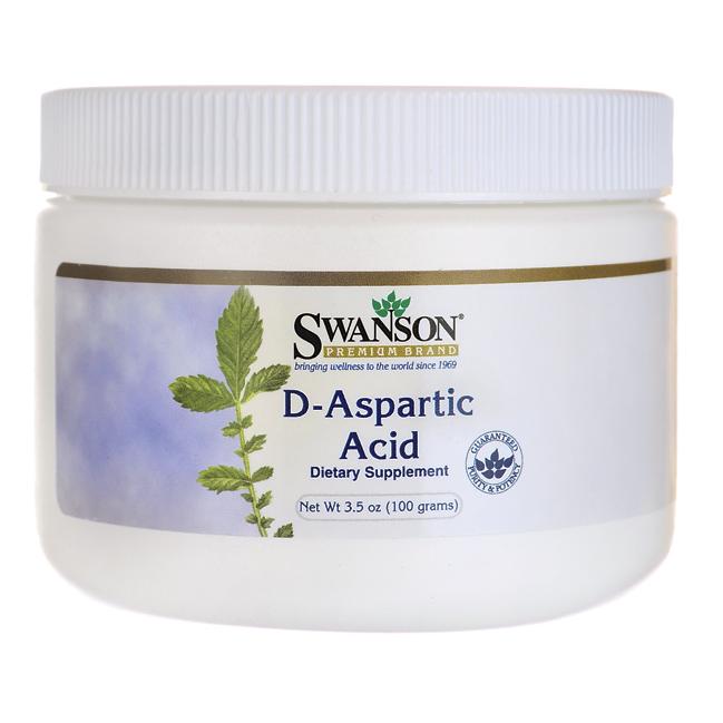 Il donne de l'acide D - aspartique D - acide aspartique 100g SWANSON