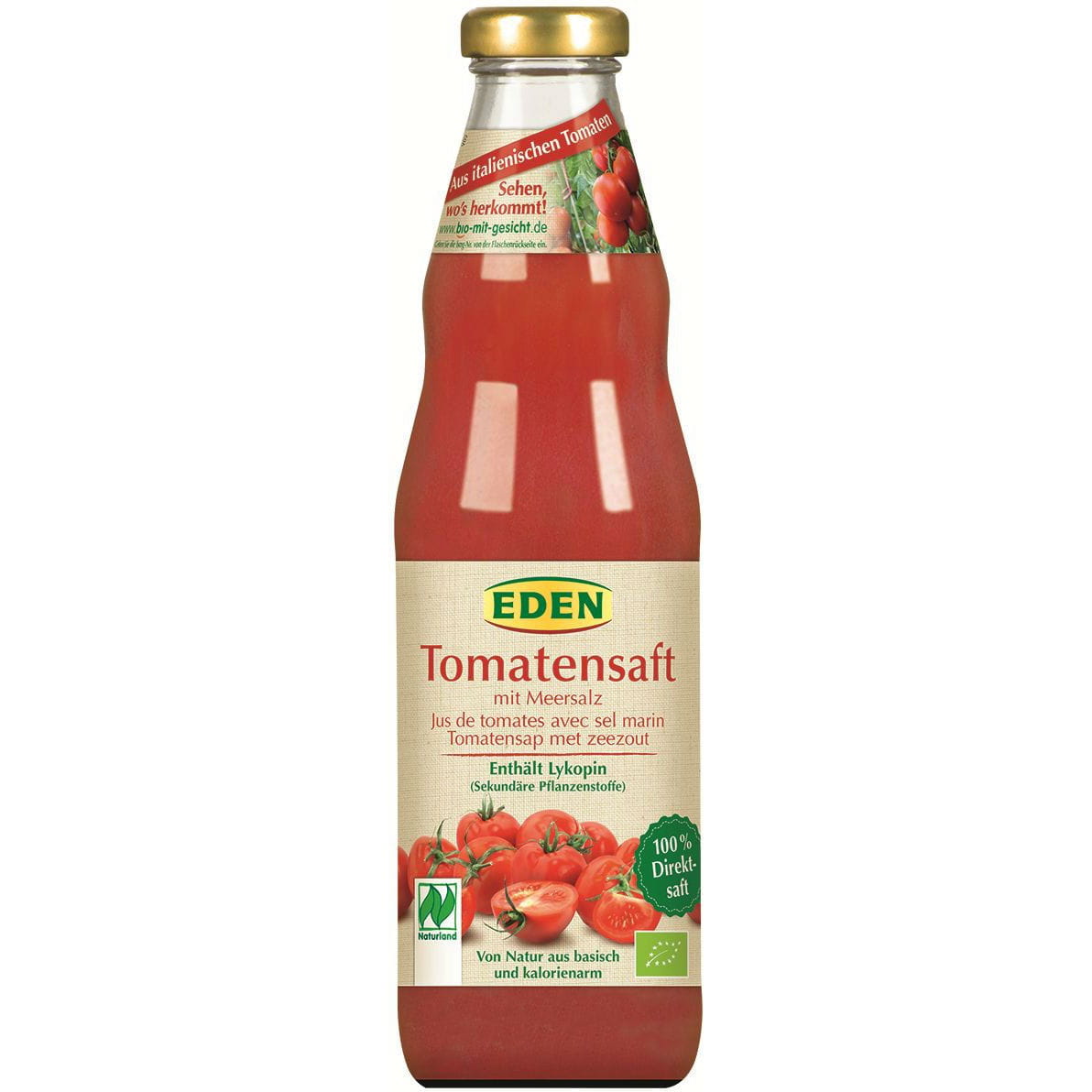 Jus de tomate BIO 750 ml - EDEN