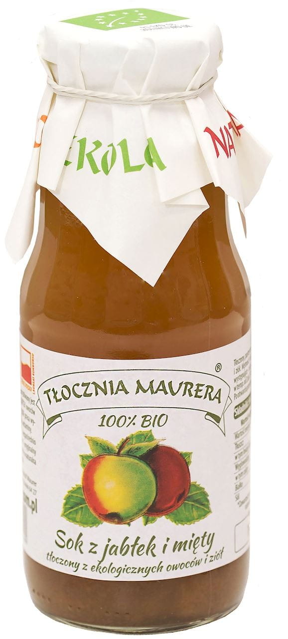 Jus de pomme à la menthe BIO 300 ml - MAURER PRESS