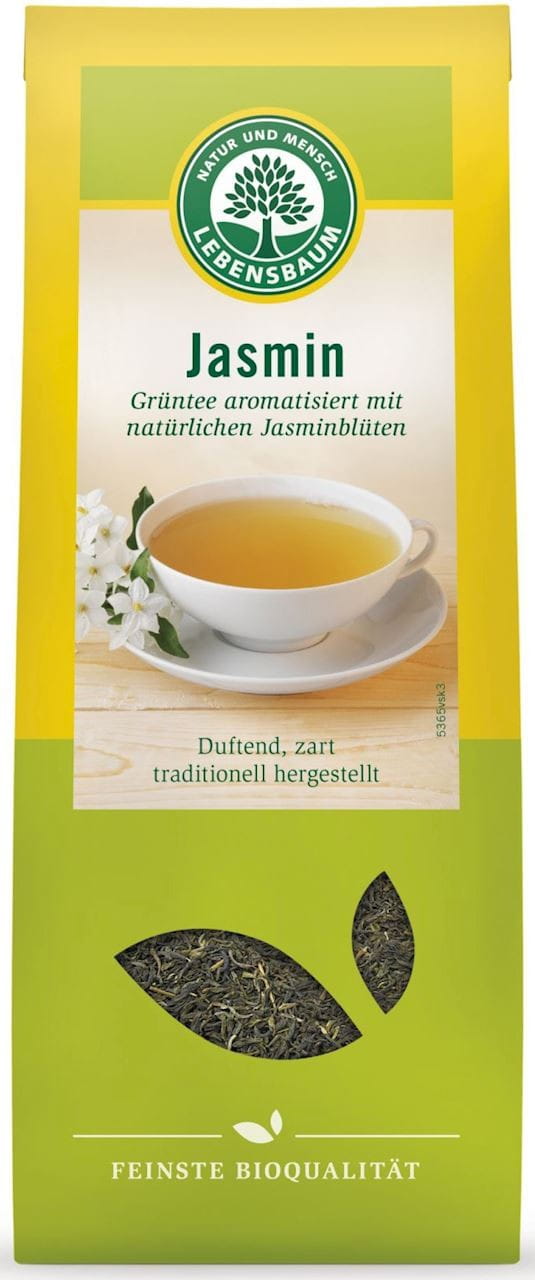 Thé vert feuille de jasmin BIO 75 g - LEBENSBAUM