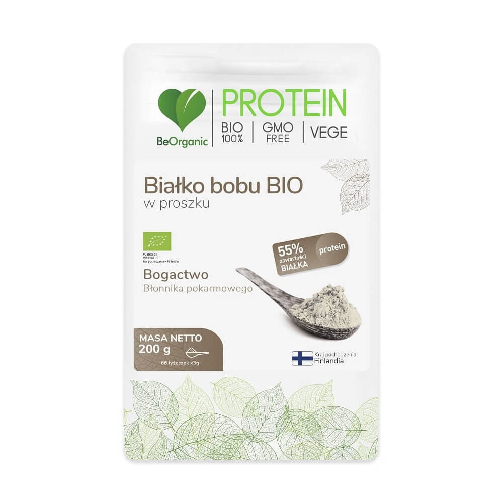 Poudre de protéines de fèves BIO 66 portions de 200g beorganic MEDICALINE