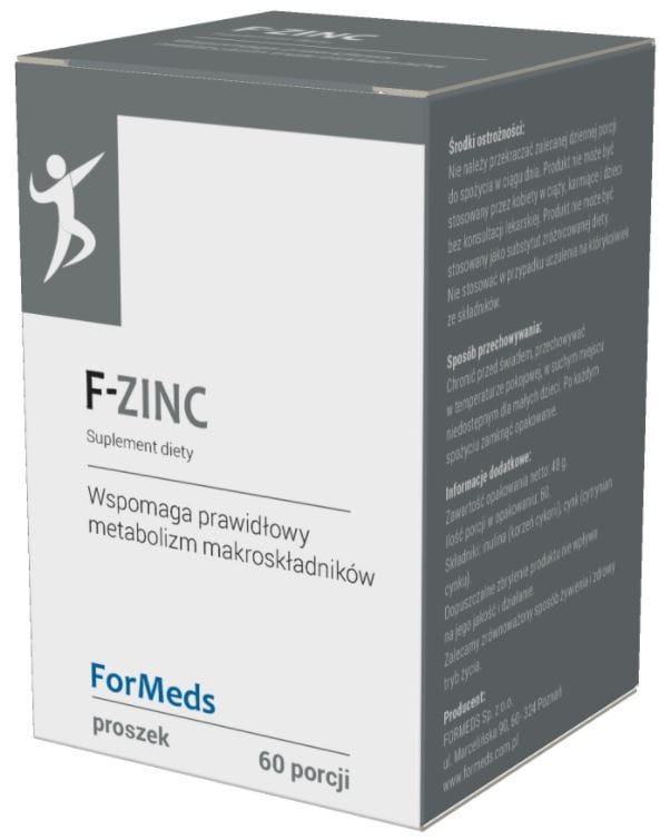 F - zinc zinc 15mg 60 portions 48g FORMEDS