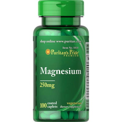 Magnésium 250mg magnésium 100 gélules PURITAN'S PRIDE