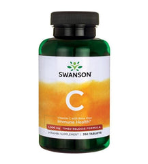 Vitamine C aux cynorrhodons 1000 mg à libération prolongée Vitamine C aux cynorrhodons 250 comprimés de SWANSON