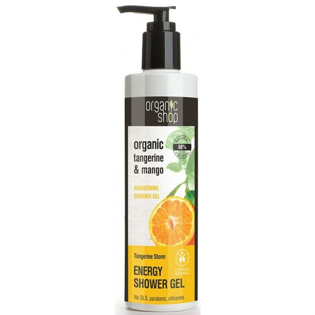 Gel douche rafraîchissant orage mandarine 280 ml - BOUTIQUE BIO