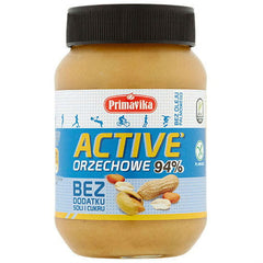 Beurre de cacahuète actif sans sel ni sucre 470g PRIMAVIKA