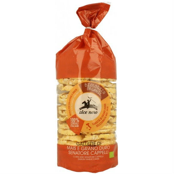 Gaufrettes de maïs au blé dur Senatore Cappelli BIO 100 g - ALCE NERO