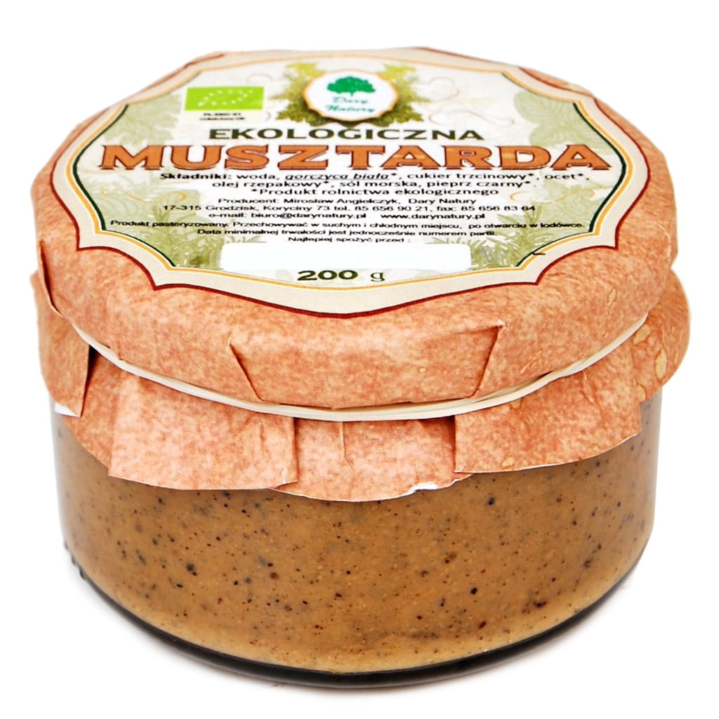 Moutarde BIO 200 g - CADEAUX DE LA NATURE