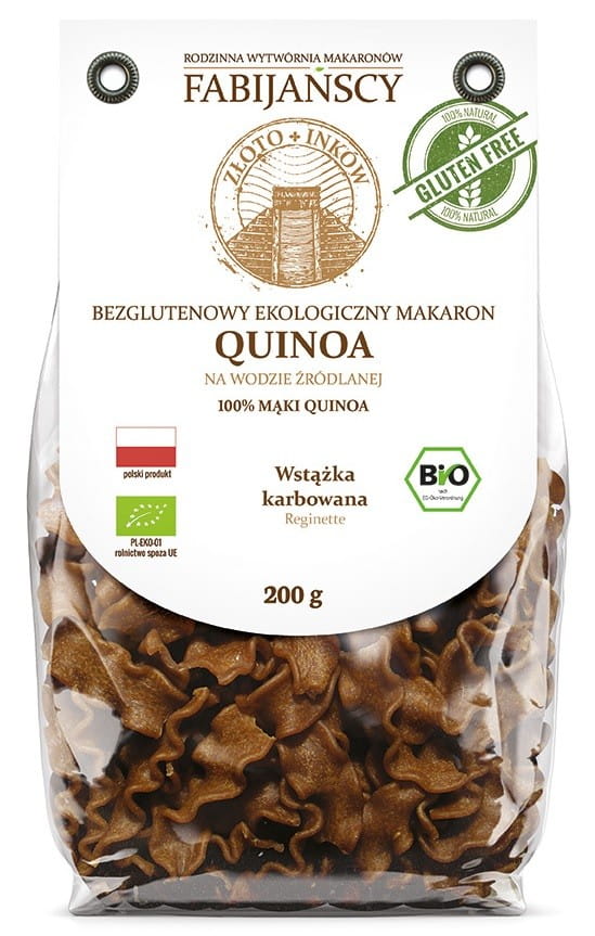 Pâtes (au quinoa), reginette côtelée BIO 200 g - FABIJAŃSCY