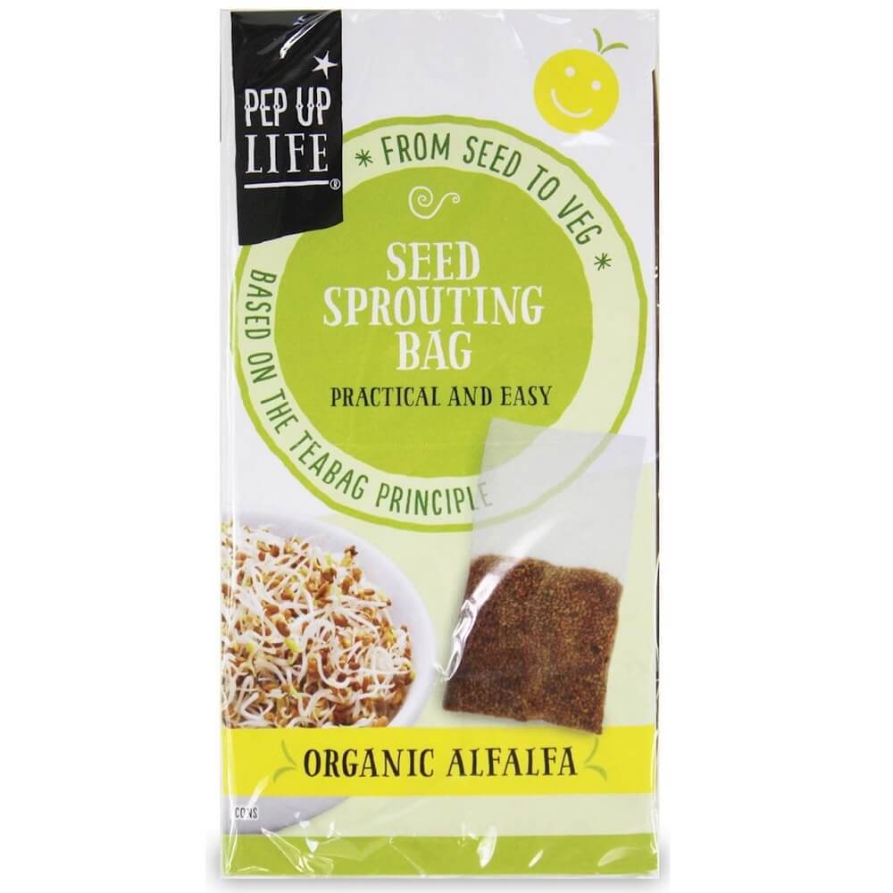 Graines à germer (luzerne) BIO 4 x 12 g (48 g) - PEP UP LIFE