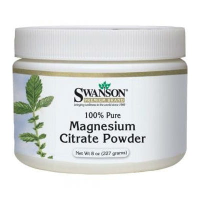 Citrate de magnésium poudre de citrate de magnésium 227g SWANSON