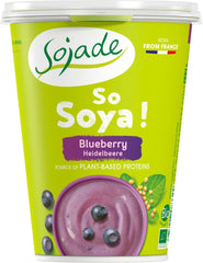 Produit de soja sans gluten aux myrtilles BIO 400 g - SOJADE