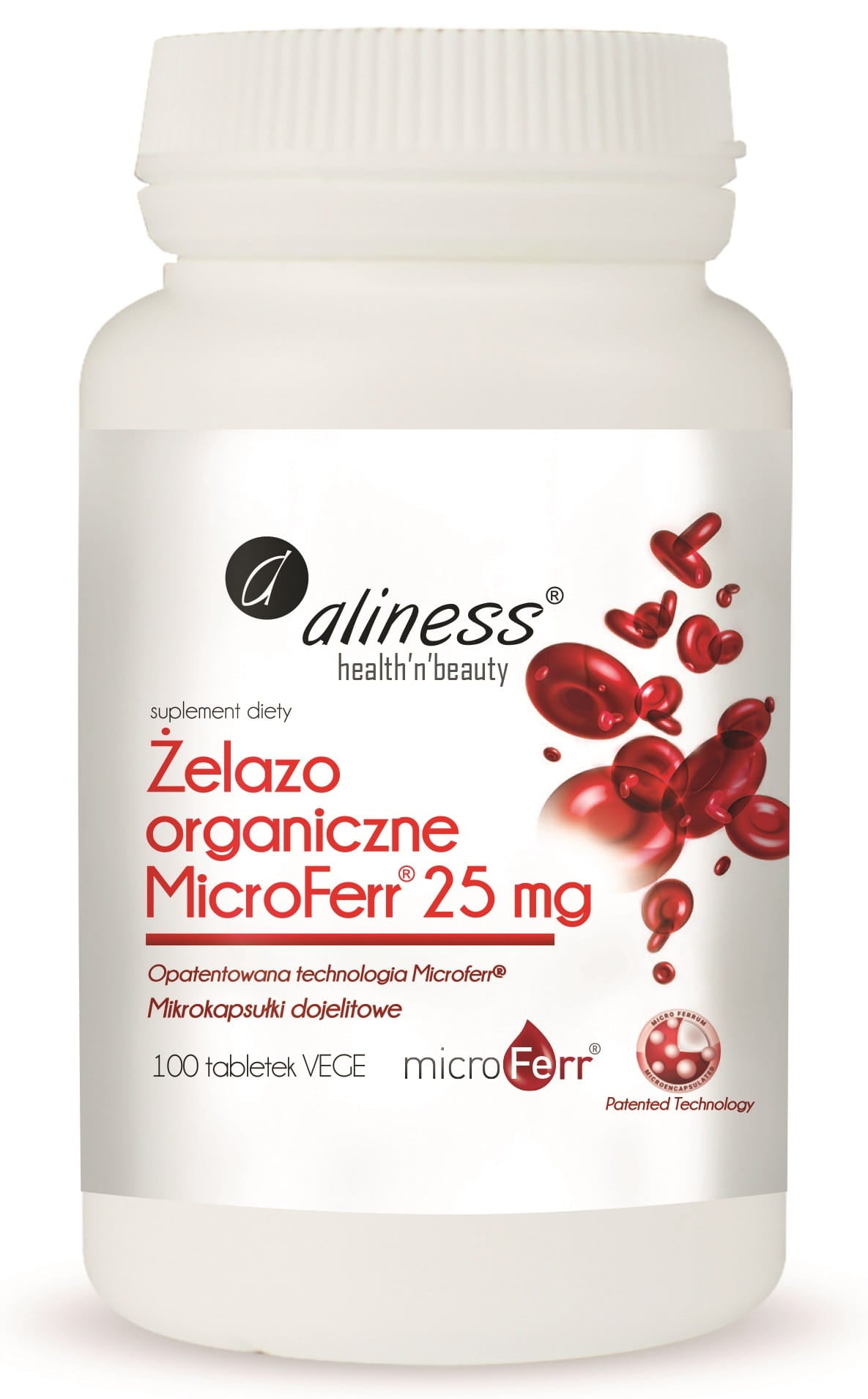 Fer bio 25mg microferr 100 comprimés ALINESS