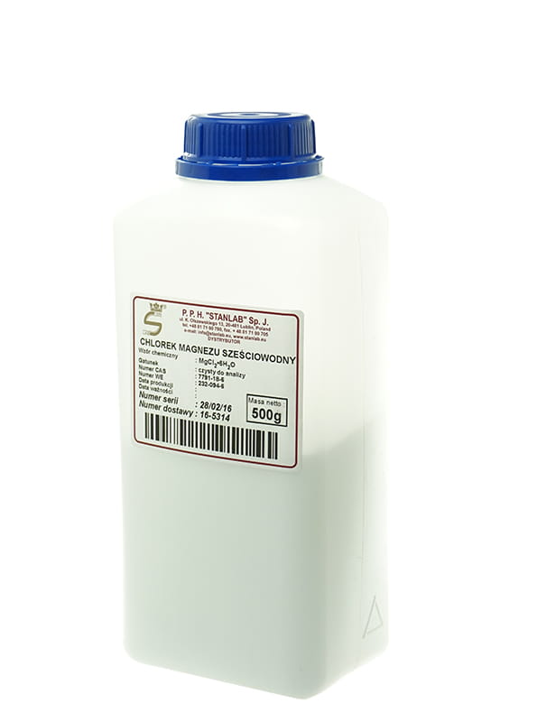 Chlorure de magnésium hexahydraté 500g STANLAB