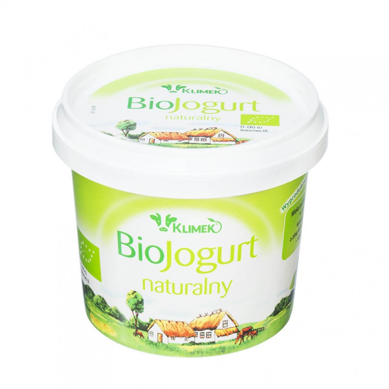 Organic 4% fat plain yogurt 330g